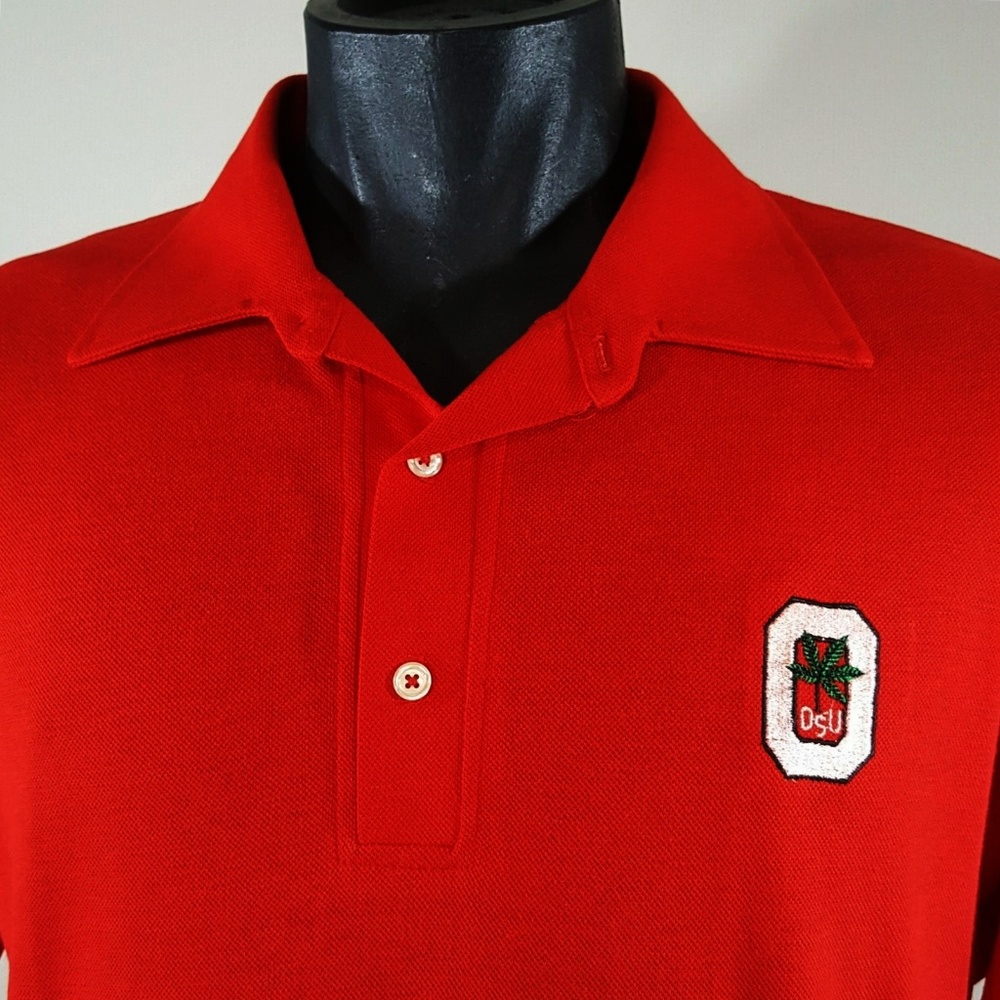 70s/80s Vintage Munsingwear Grand Slam Ohio State Polo XL